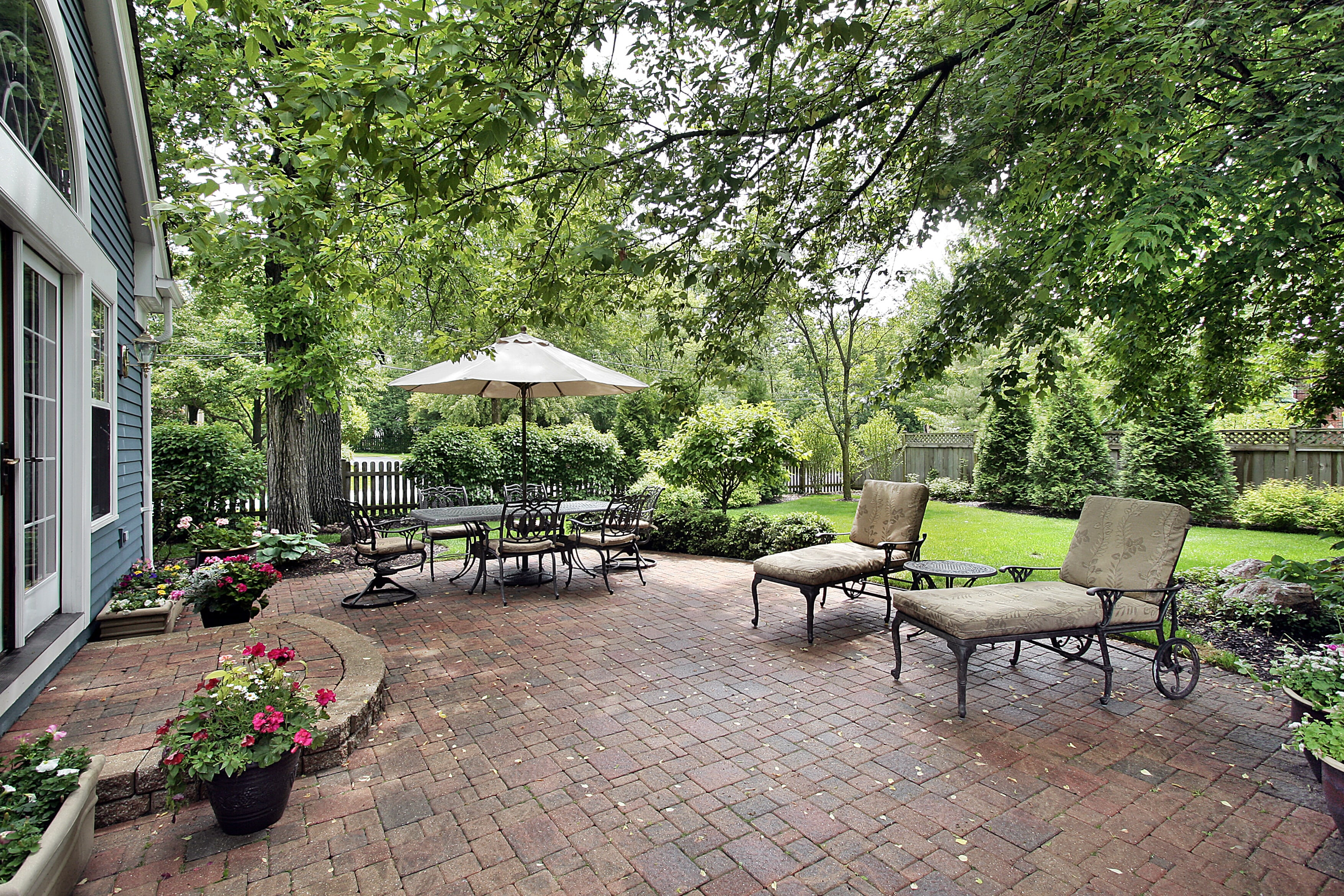 buitenterras betonklinkers